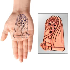 Professional Mehandi design tool for make Bride design on hand in easy way and less time